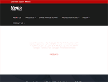 Tablet Screenshot of nemopowertools.com